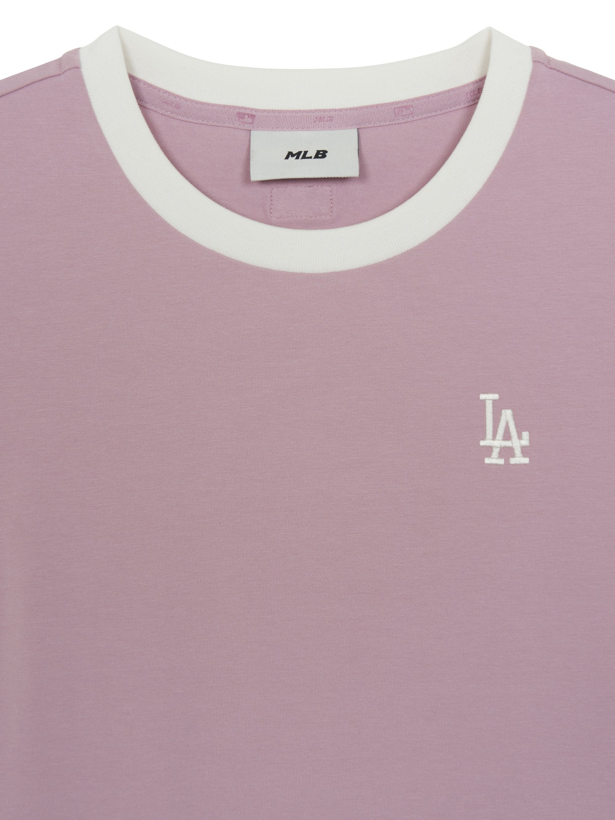 Women's Basic Small Logo Ringer T-Shirts