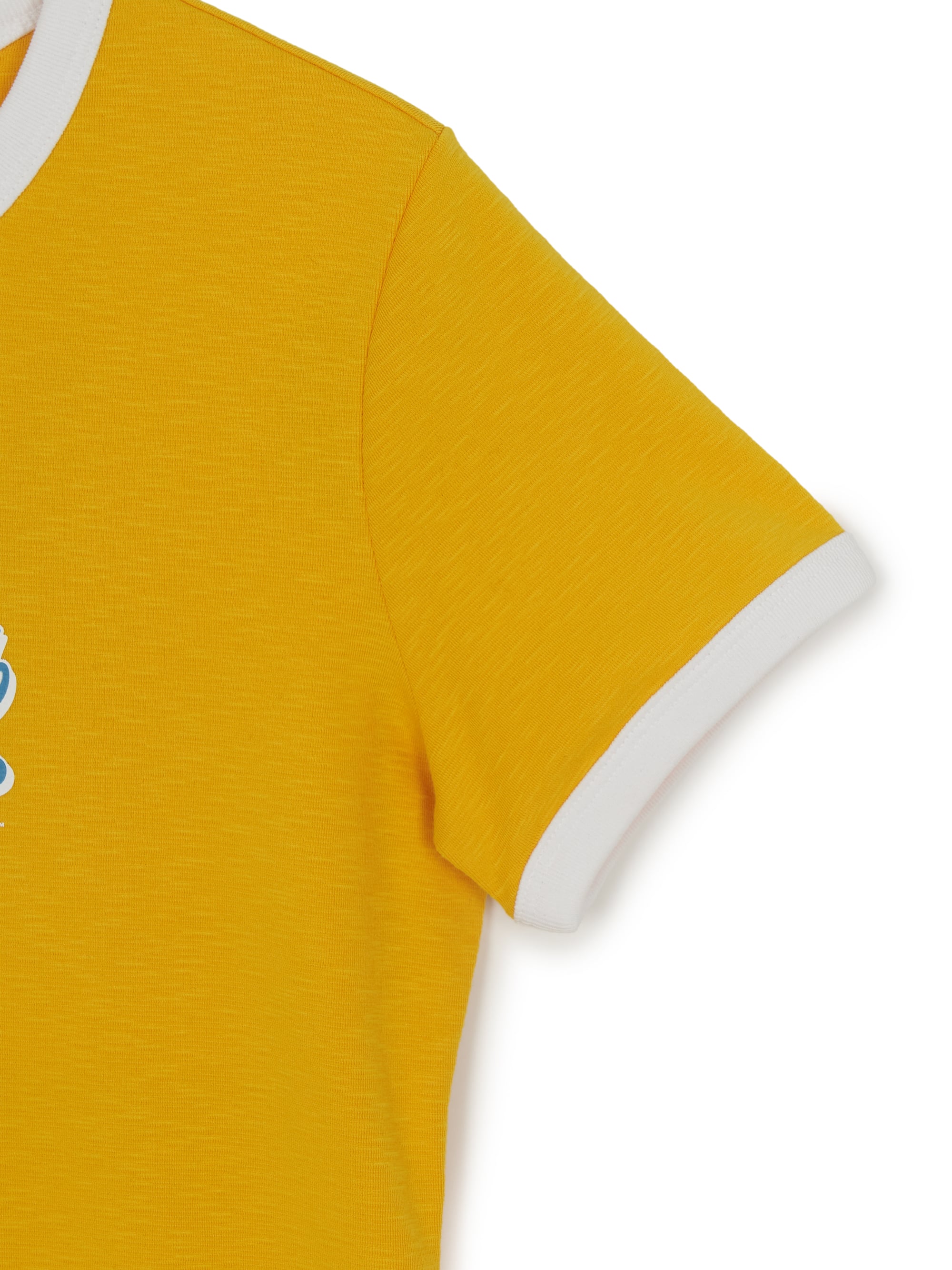 Women's Varsity Lettering Slim Slub Ringer T-shirts