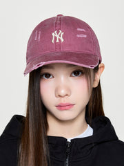 Pigment Damaged Washing Ballcap