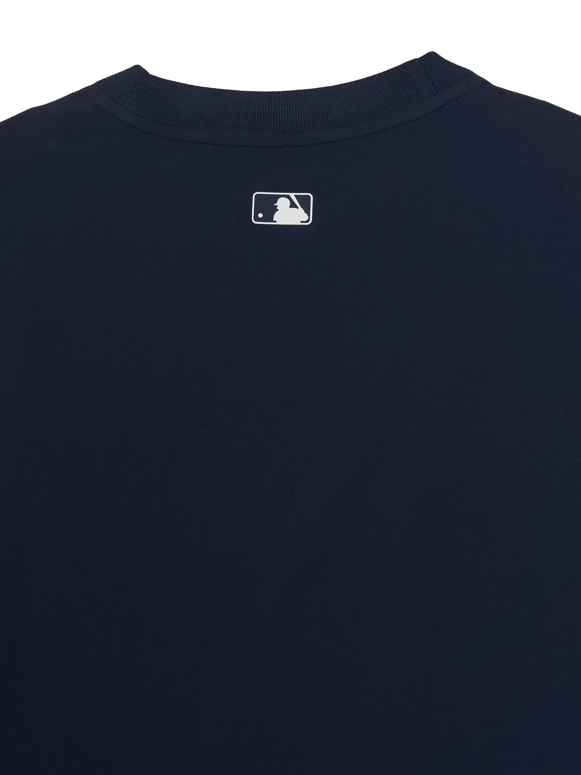 Varsity Cursive Woven Short Sleeve Sweatshirt