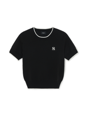 Women's Varsity Cool Touch Short Sleeve Knit Pullover