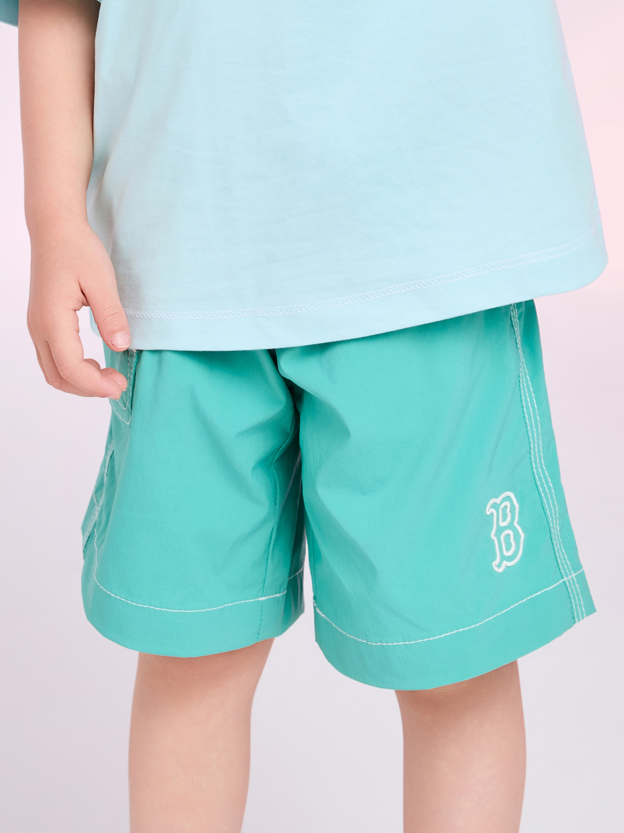SPORTIVE SMALL LOGO NYLON SHORTS