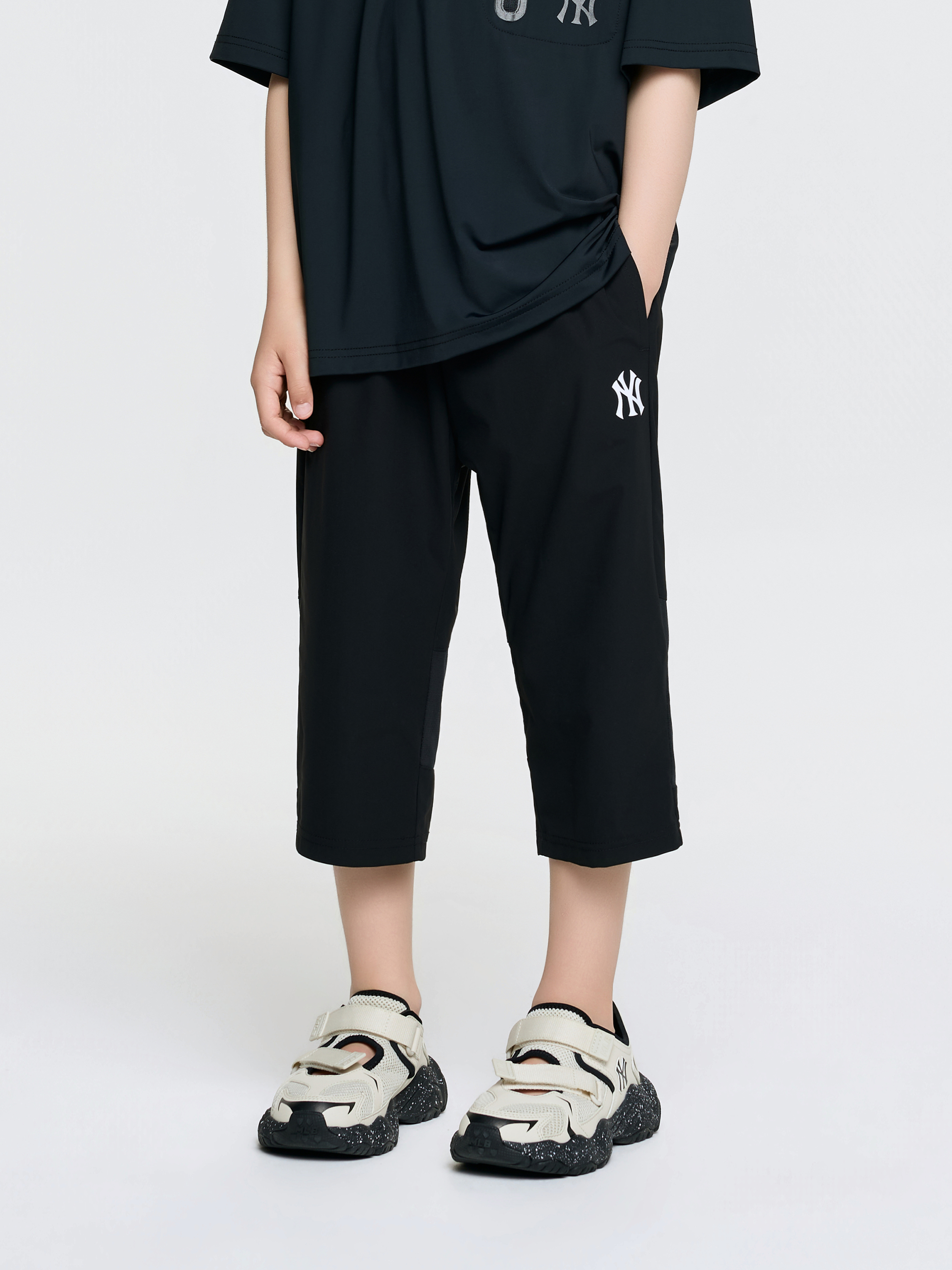 SPORTIVE TRICOT MESH-BLOCKING PANTS(3/4)