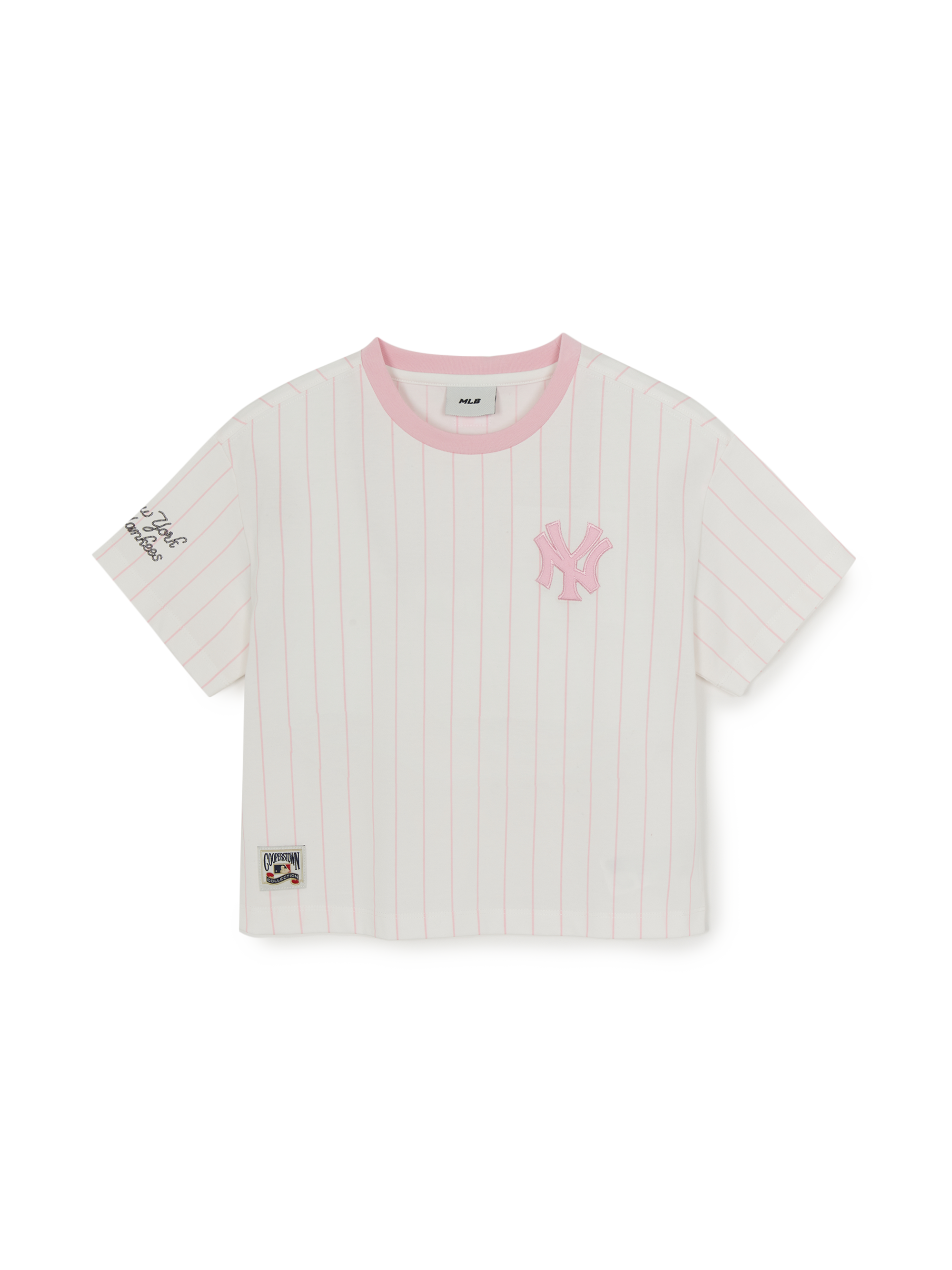 Street Basic Striped Denim T-shirt Set (Girl's)