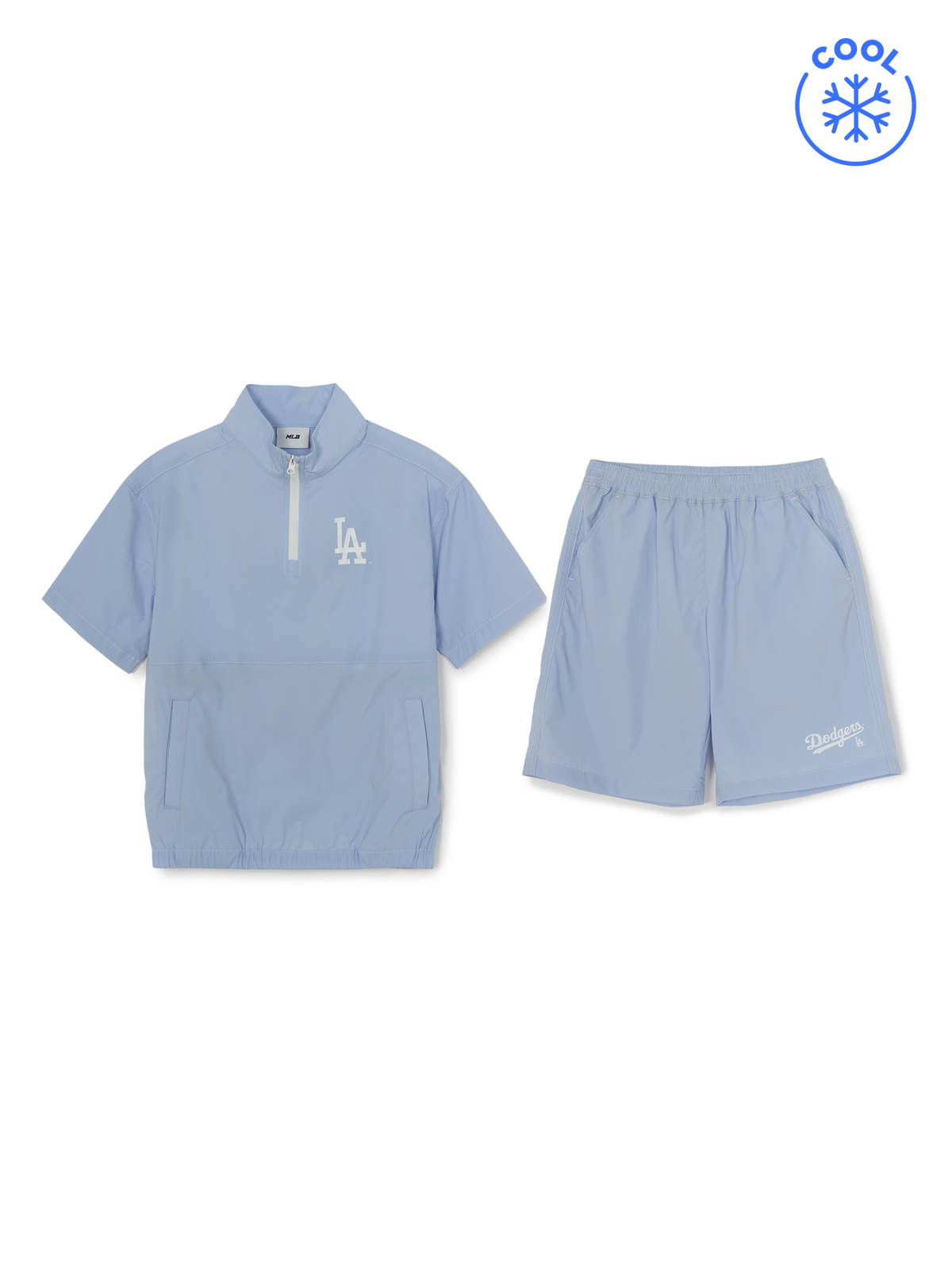Sportive Basic Woven Anorak Set