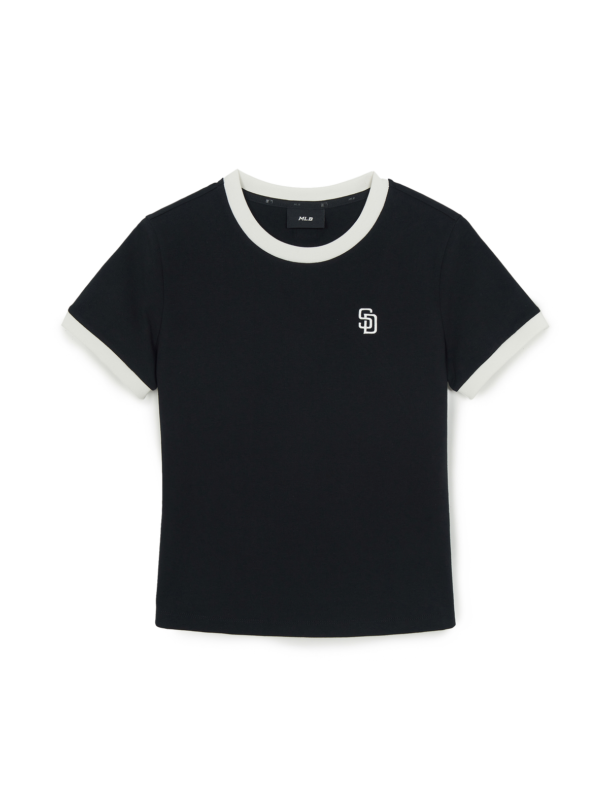 Women's Basic Small Logo Ringer T-Shirts