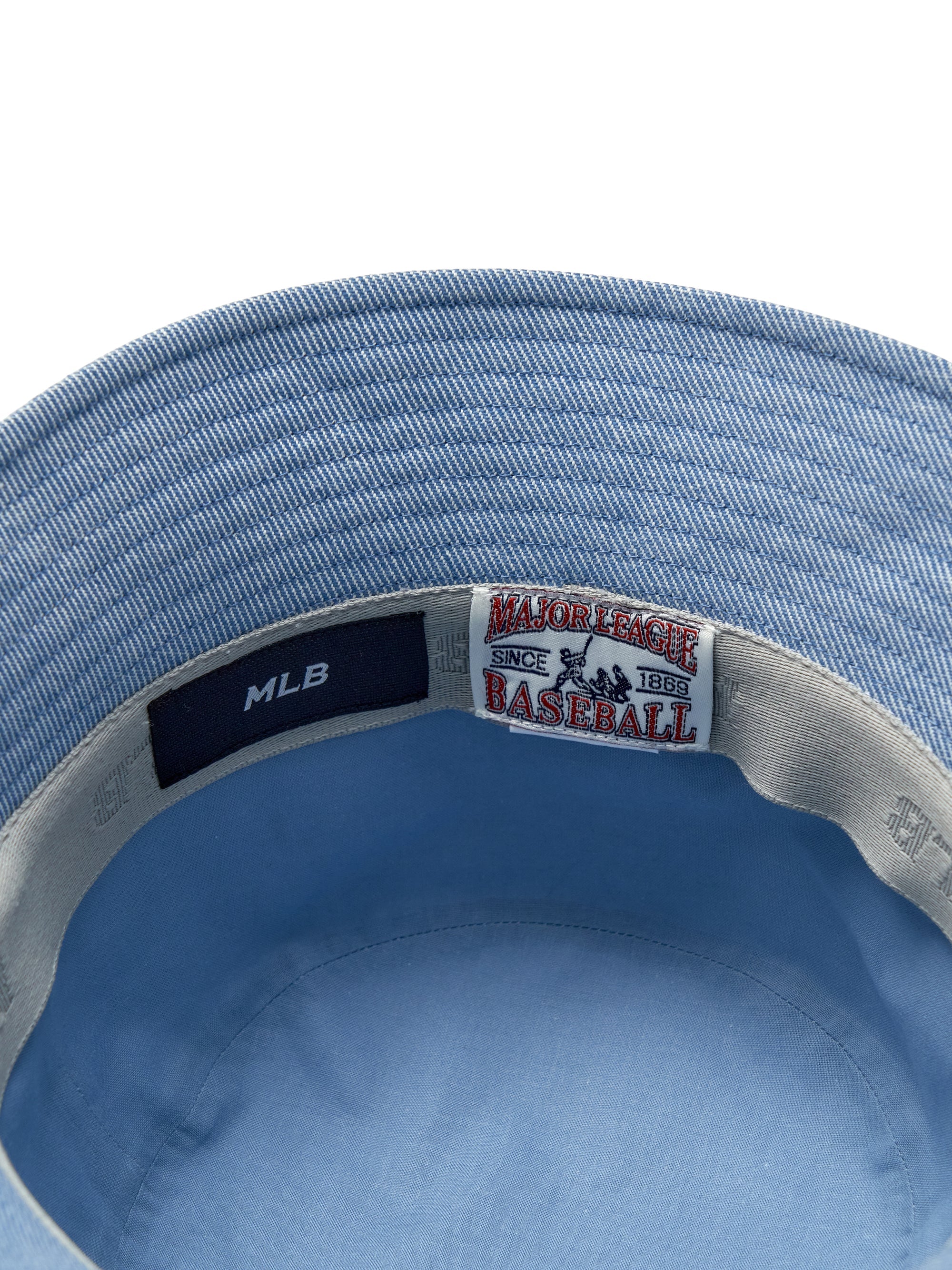 Vintage Denim Curve Logo Bucket Hat