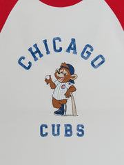 Sportive Mascot Raglan T-shirt