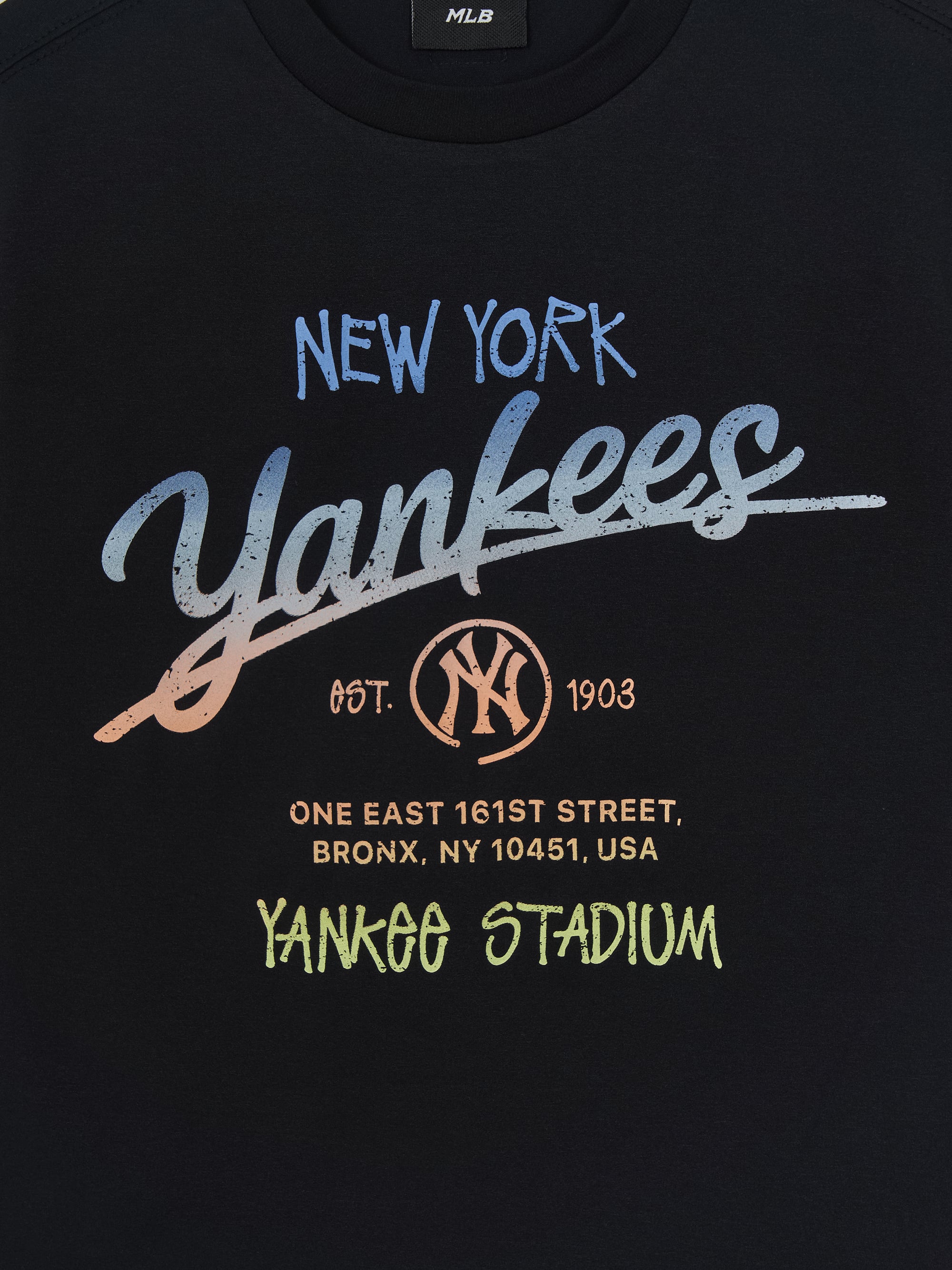 STREET GRADATION LETTERING T-SHIRT