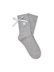 Ribbon Crew Socks