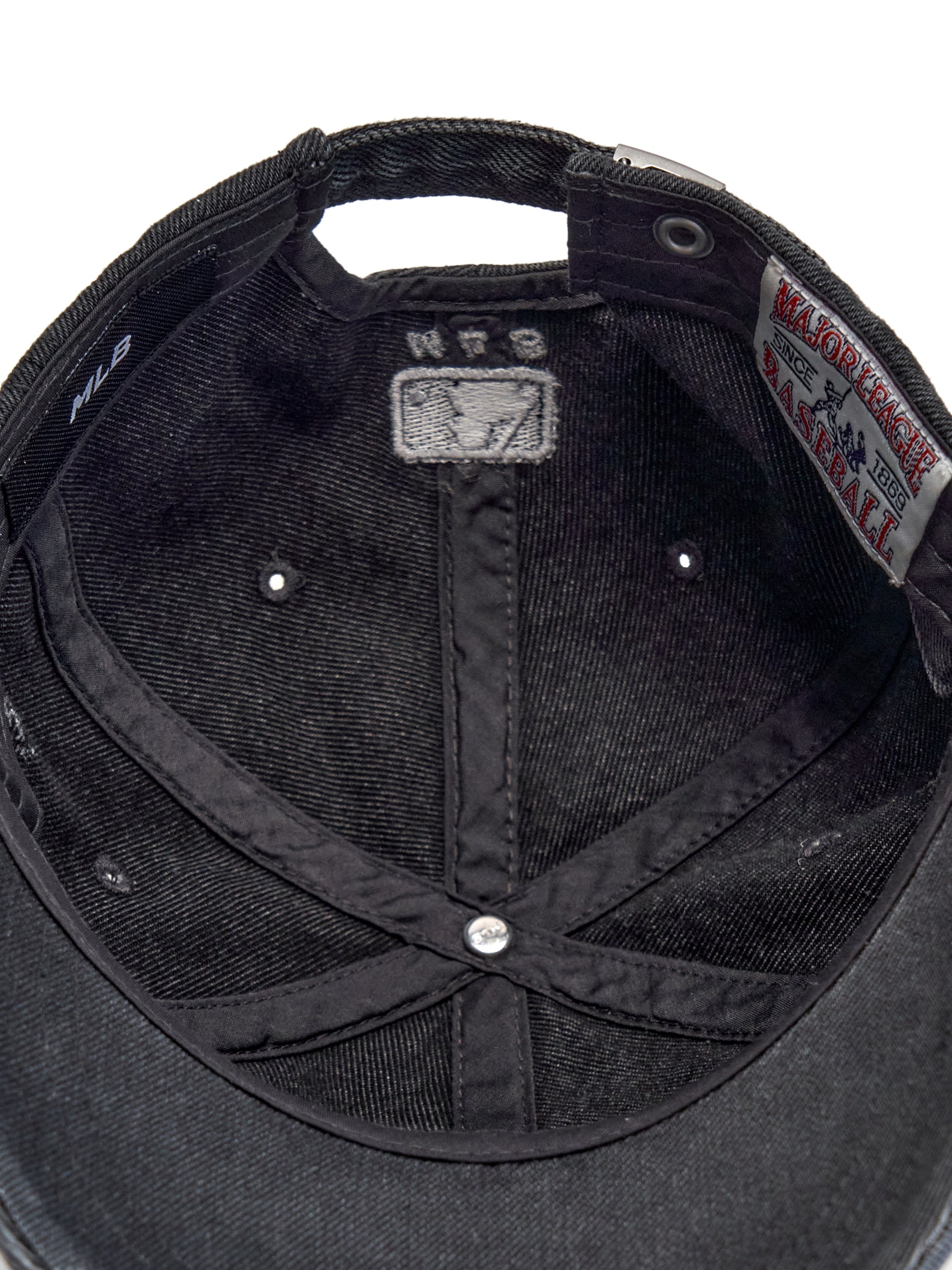 Vintage Destroyed Denim Unstructured Ballcap