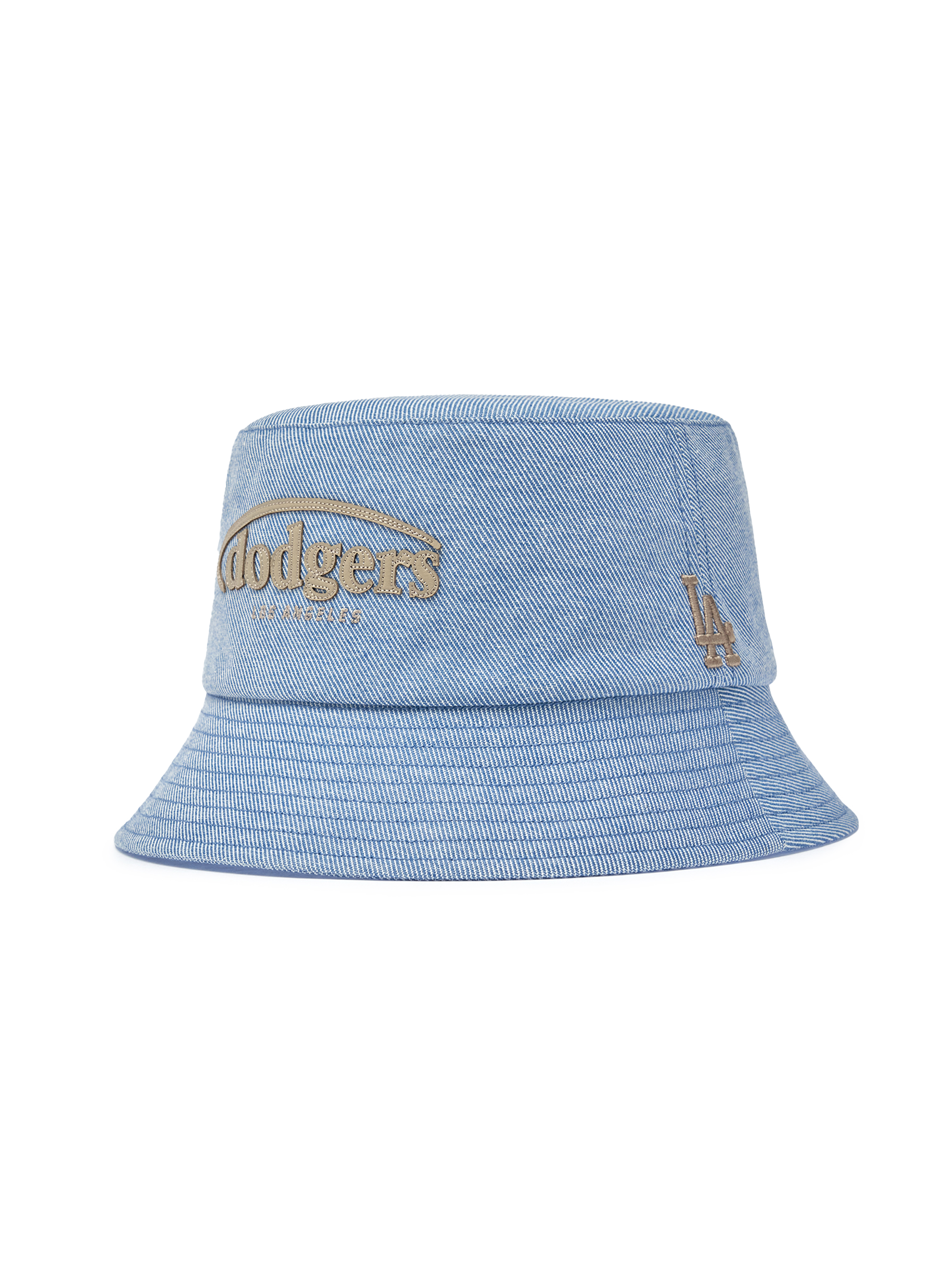 Vintage Denim Curve Logo Bucket Hat