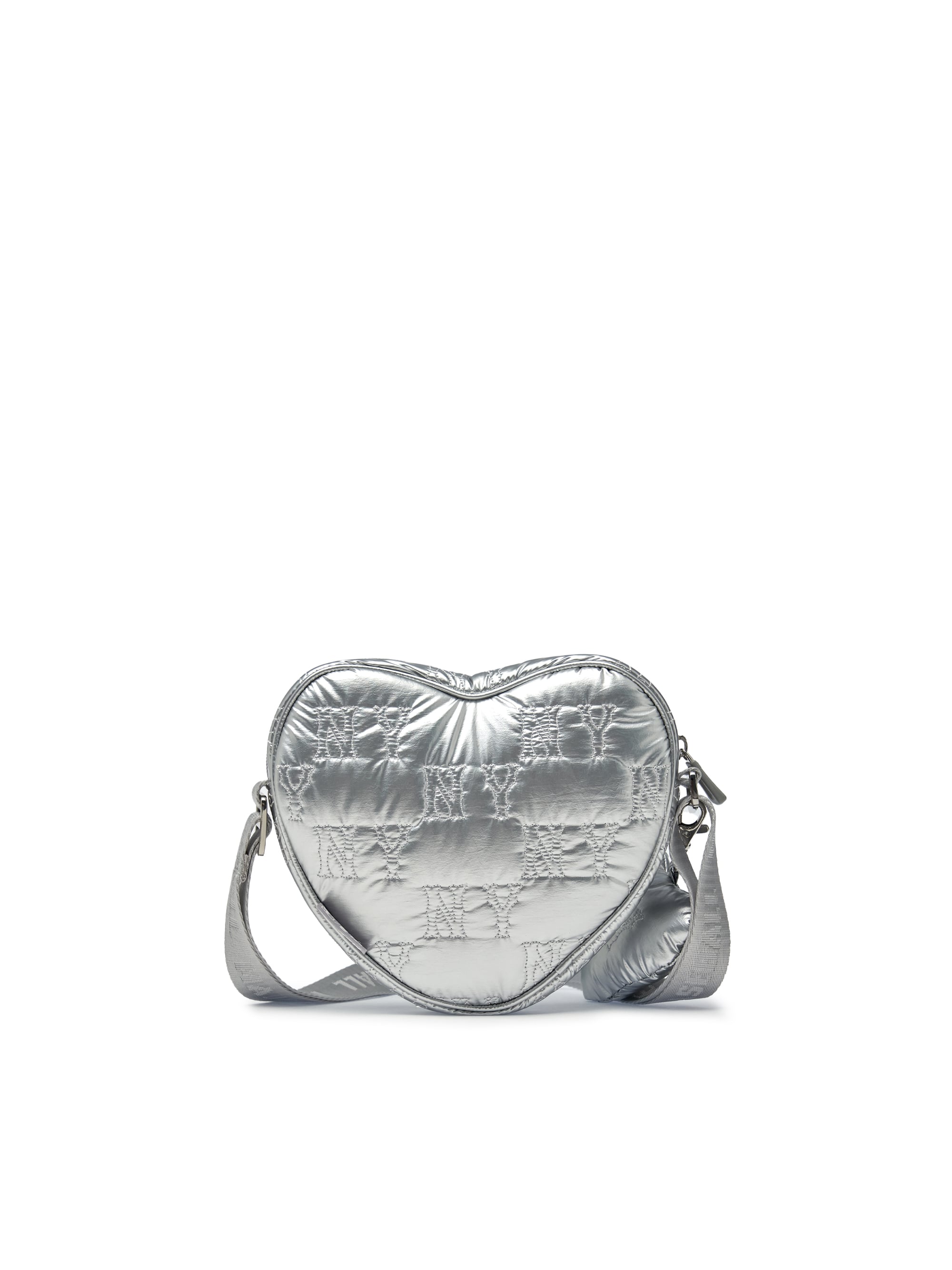 Quilted Monogram Heart Cross Bag