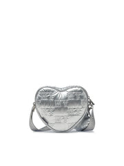 Quilted Monogram Heart Cross Bag