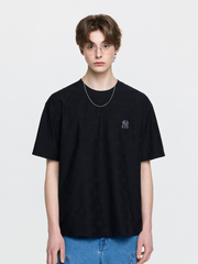 Dia Monogram Tonal Jacquard Over Fit T-Shirts