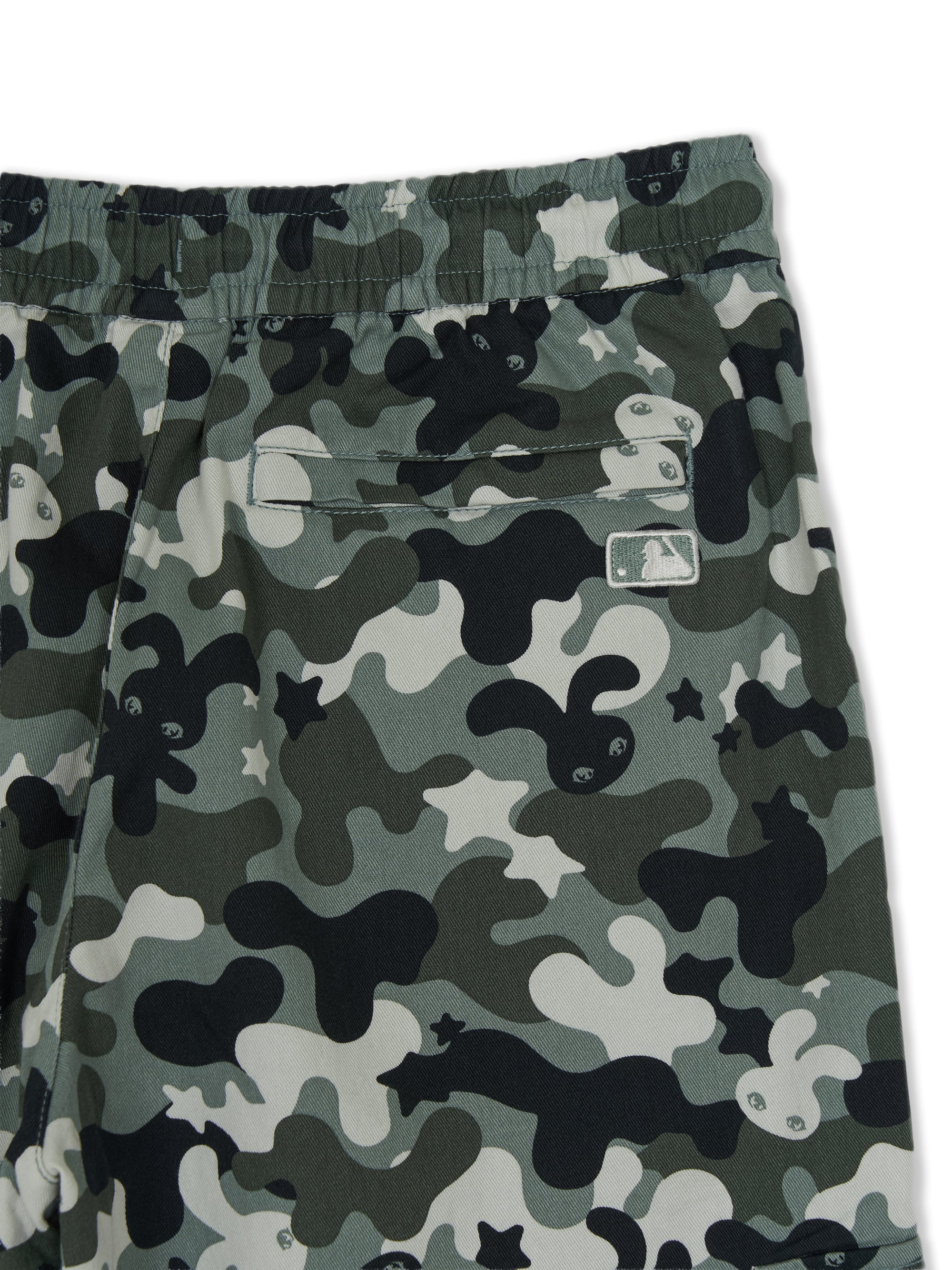 Women's Camo Low Rise Cotton Cargo Wide Pants