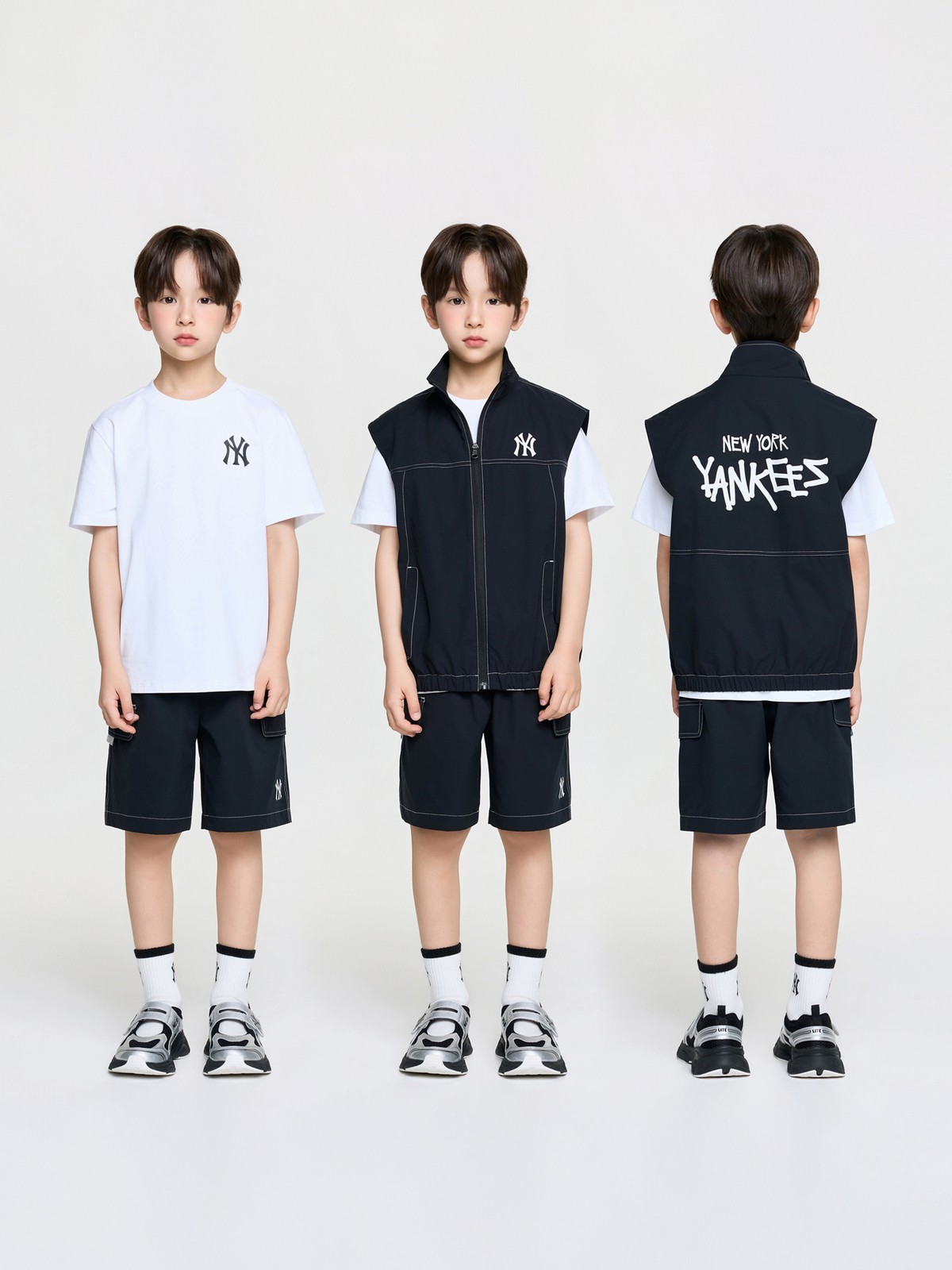 STREET BASIC ZIP-UP VEST 3 SET