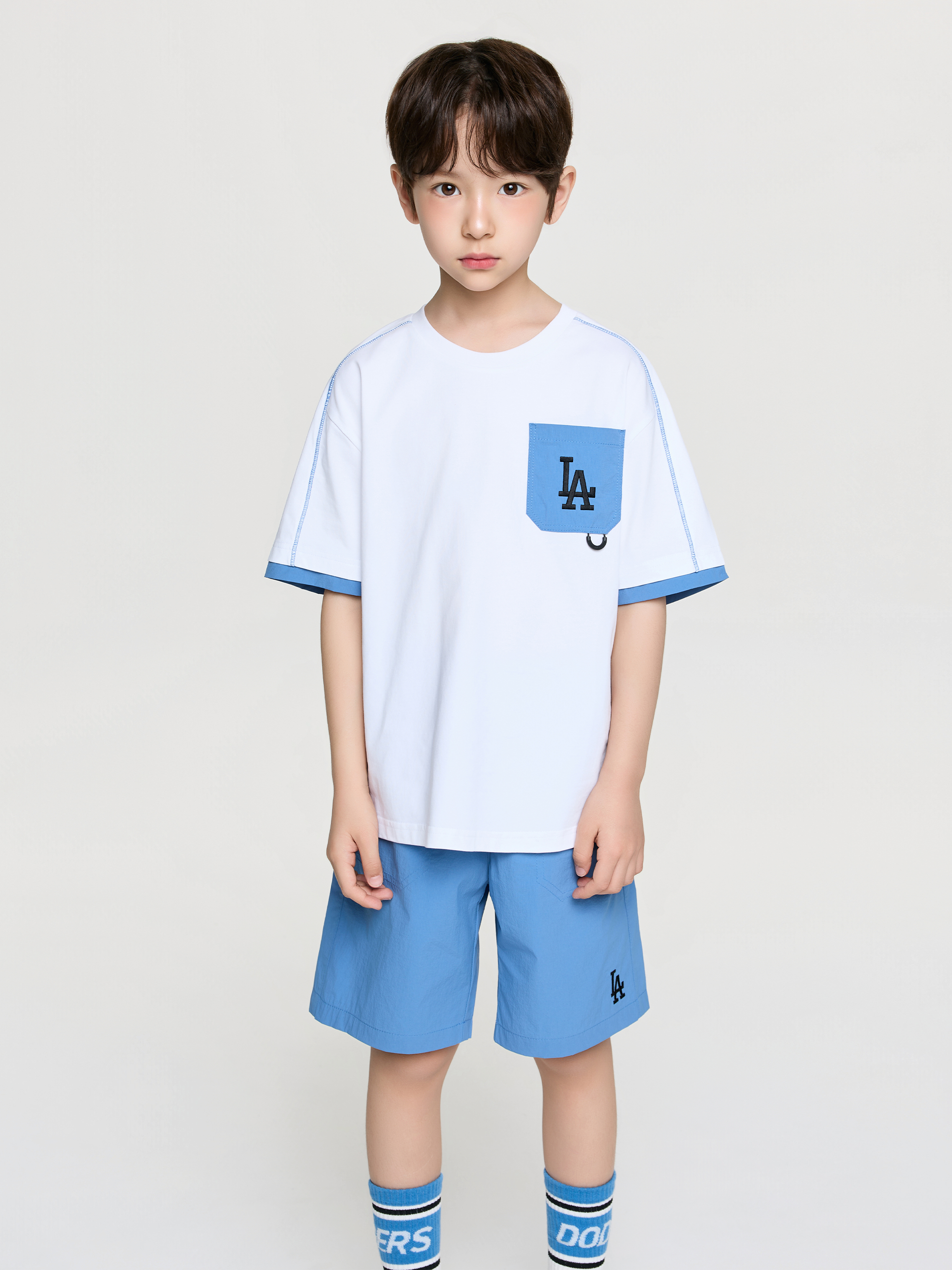 Outdoor Basic Pocket Layered T-shirt Set