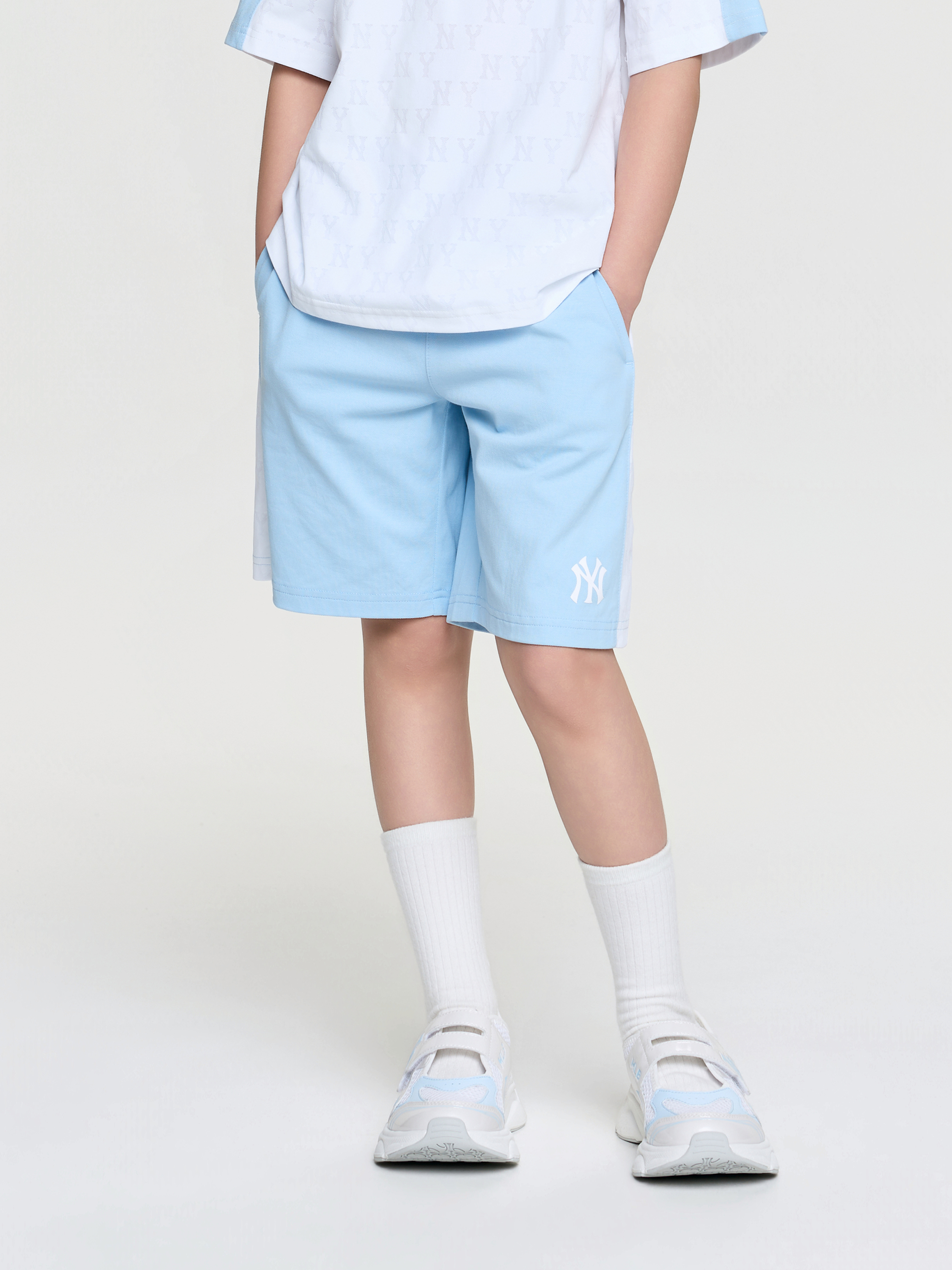 Monogram Color Block Shorts