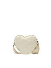 Quilted Monogram Heart Cross Bag