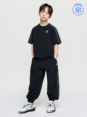 Outdoor Basic Woven Pants, T-shirt Set