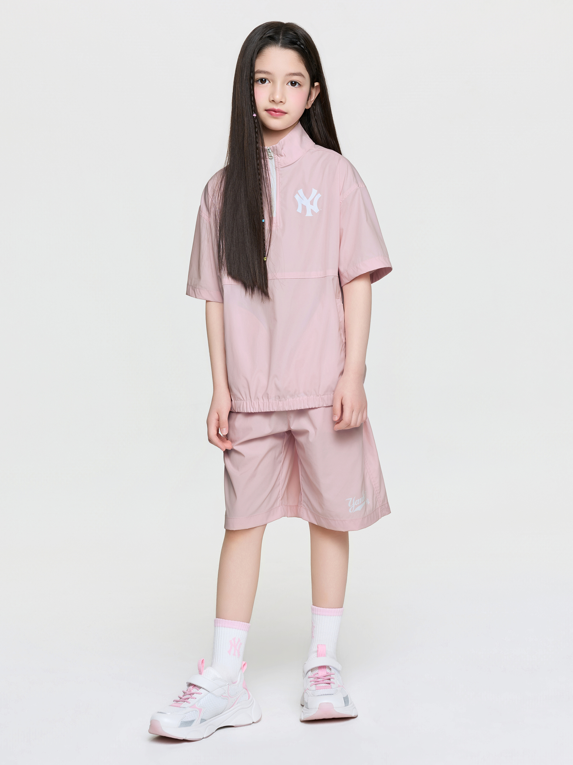 Sportive Basic Woven Anorak Set