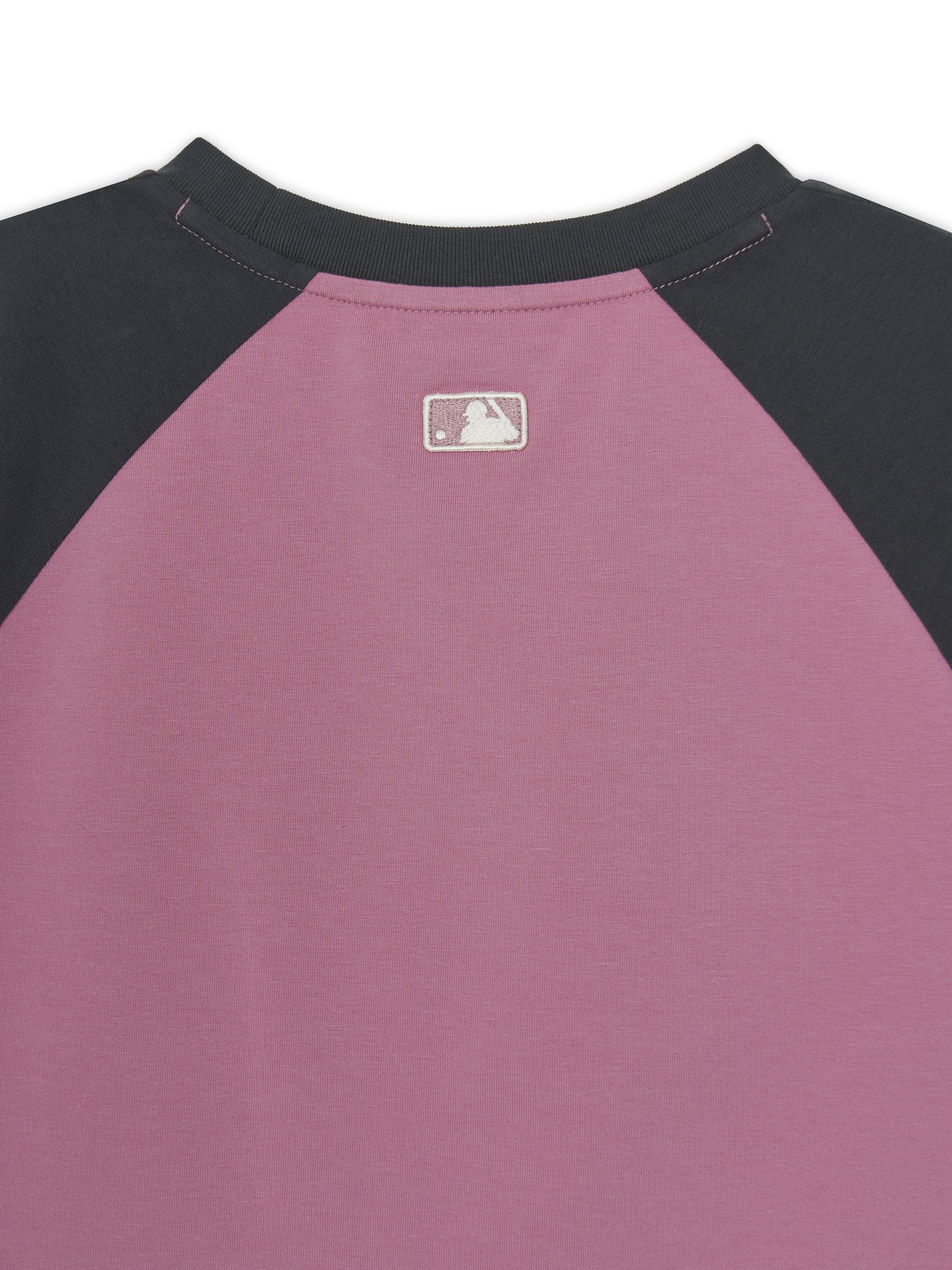 Women's Vintage Color Block Crop T-Shirts