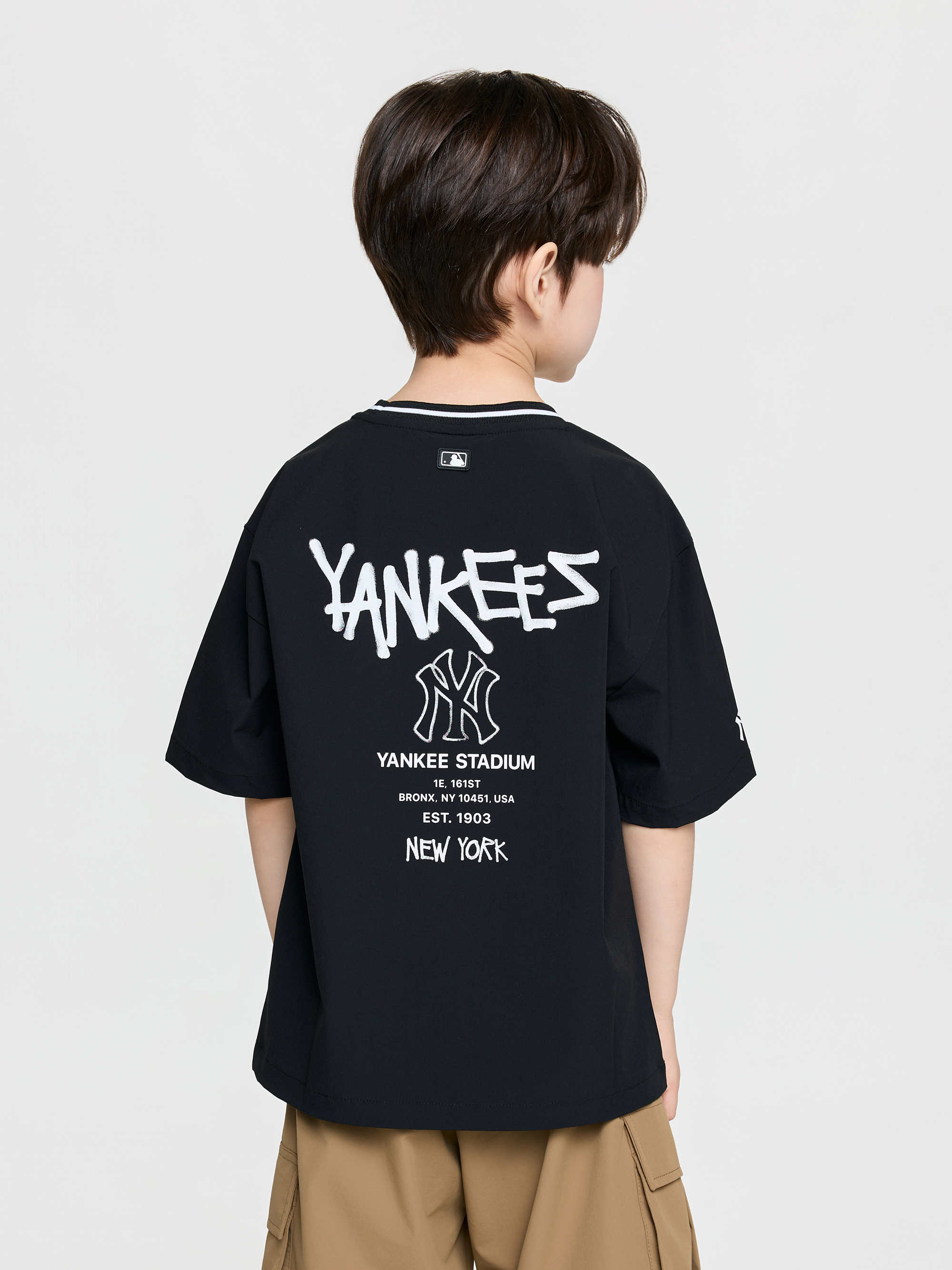 Street Basic Woven V-Neck T-Shirt