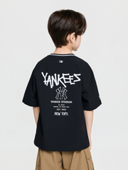 Street Basic Woven V-Neck T-Shirt