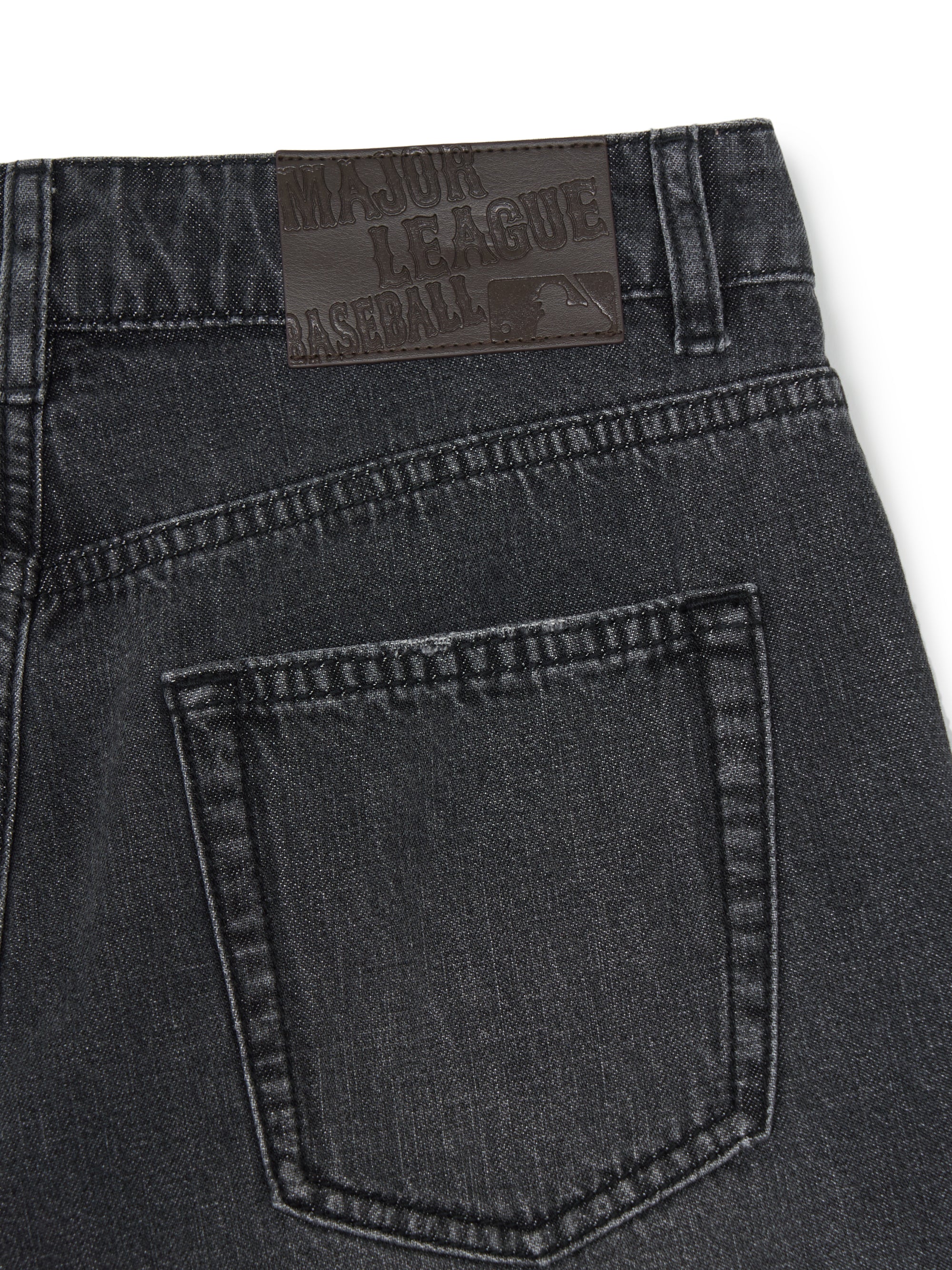 Women's Basic Small Logo Cargo Denim Wrap Skirt