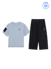 OUTDOOR BASIC PANTS, T-SHIRT SET