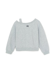 Street Girl's Lettering Layered Sweatshirt Set