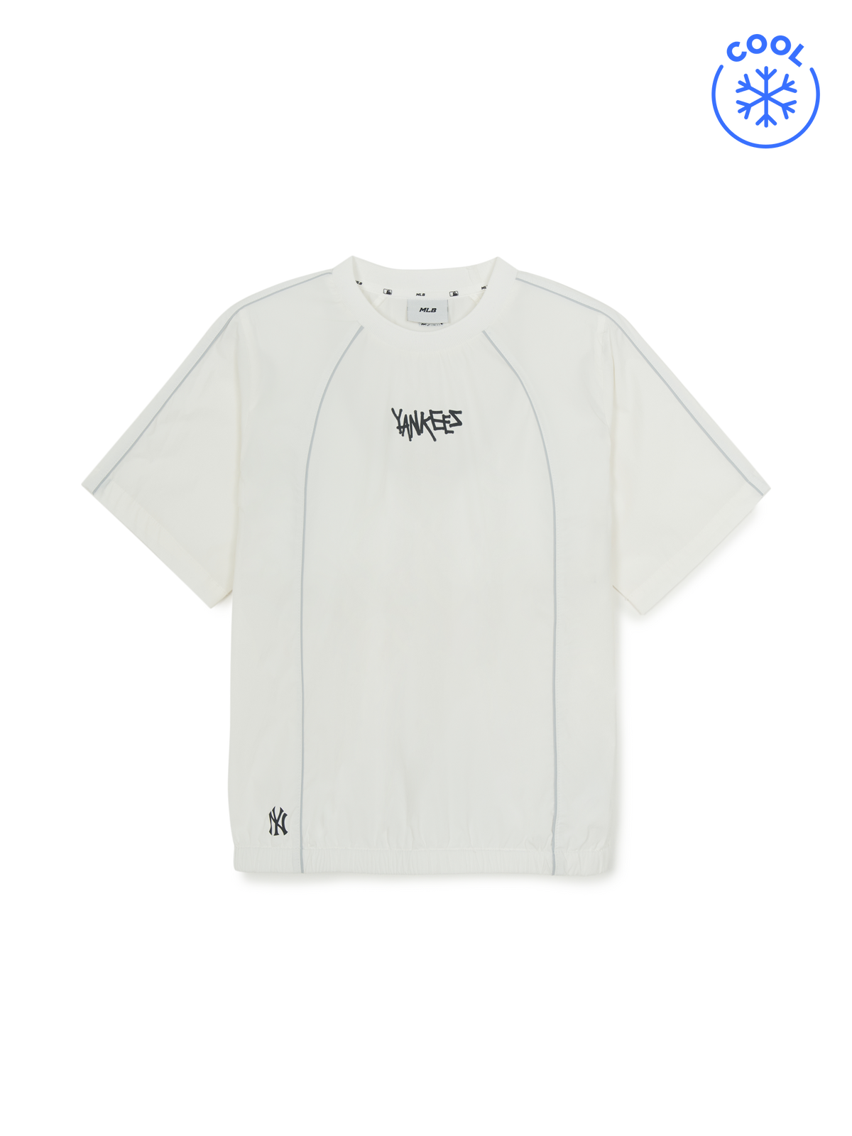Street Basic Woven Big Logo Artwork T-shirt