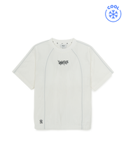Street Basic Woven Big Logo Artwork T-shirt