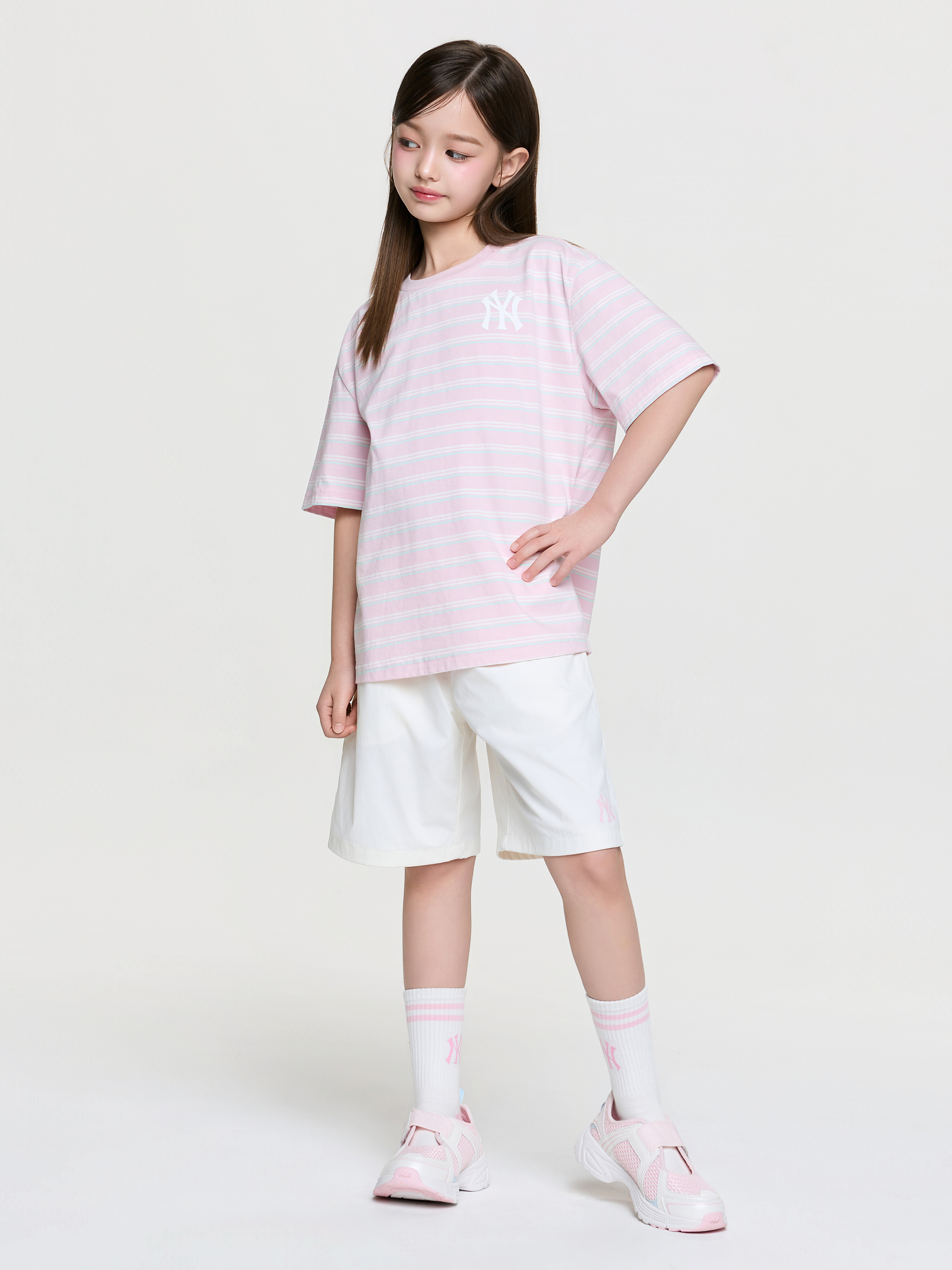 STREET BASIC STRIPED ARTWORK T-shirt SET