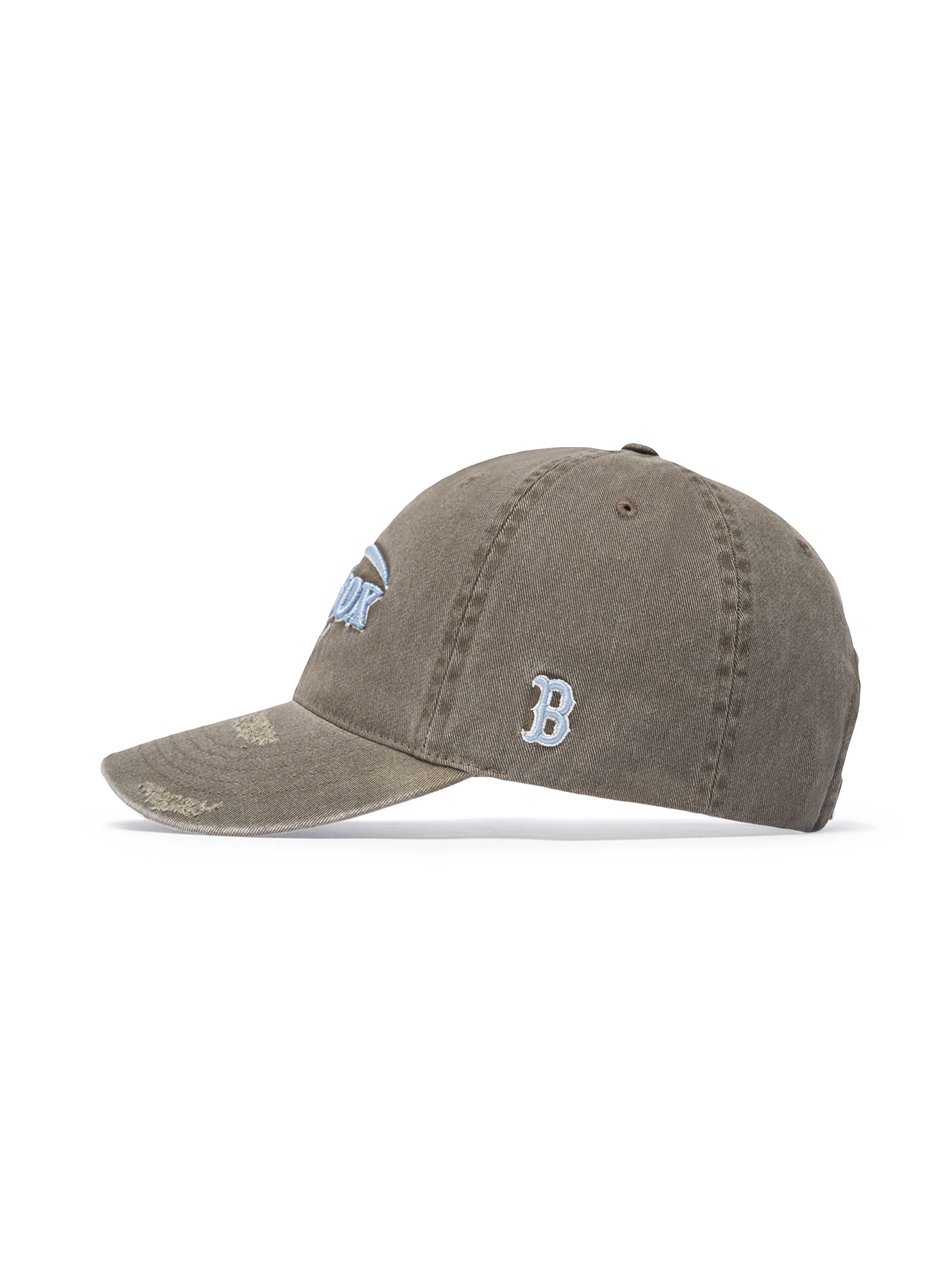 Vintage Damage Curve Logo Unstructured Ballcap