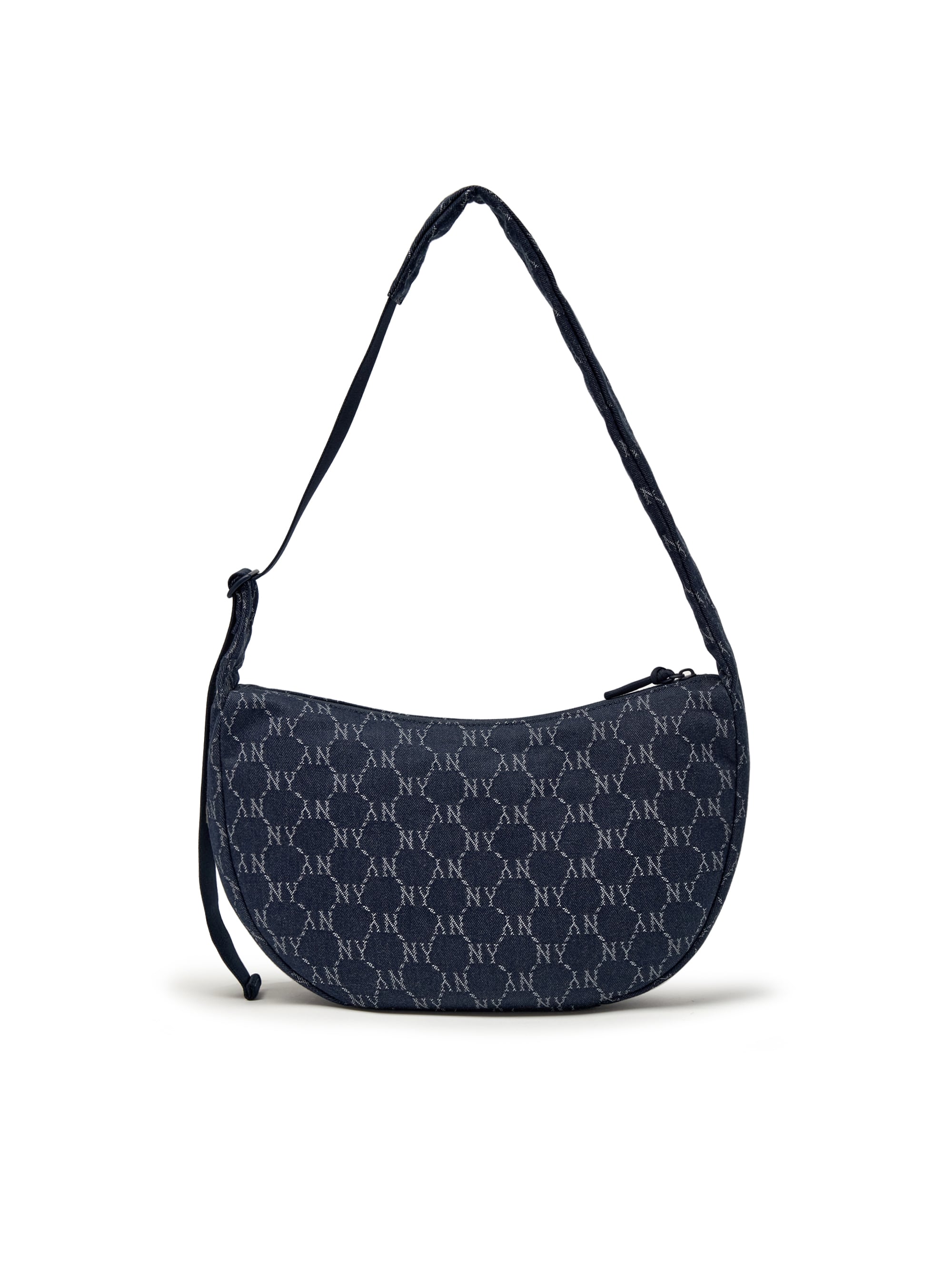 Dia Monogram Denim Jqd Cross Bag