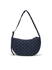 Dia Monogram Denim Jqd Cross Bag