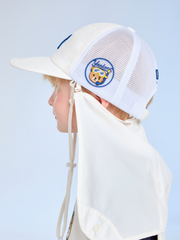 Mega Bear Friends Neck Flap Mesh Cap