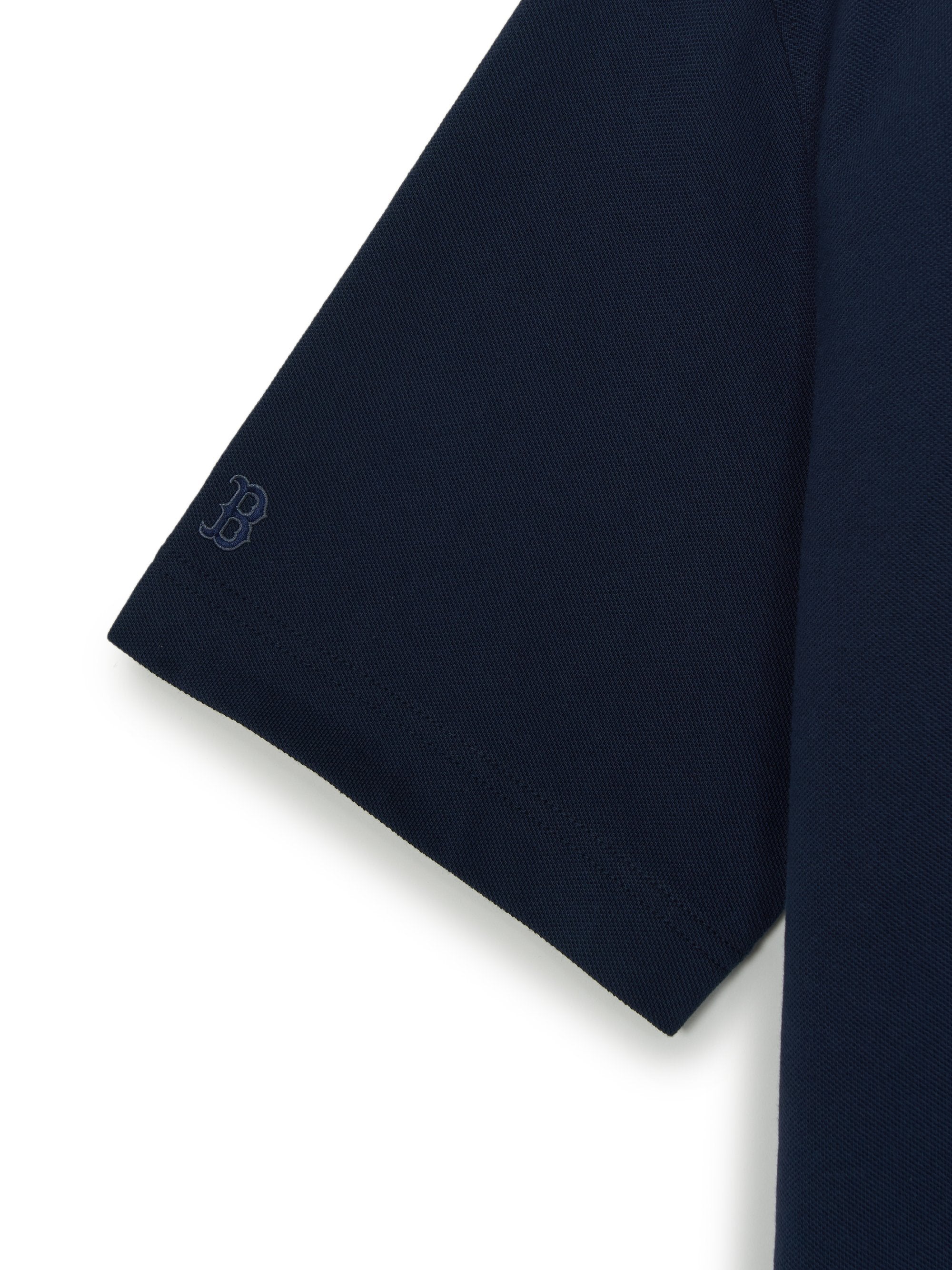 Varsity Small Cursive Over Fit Polo T-Shirts