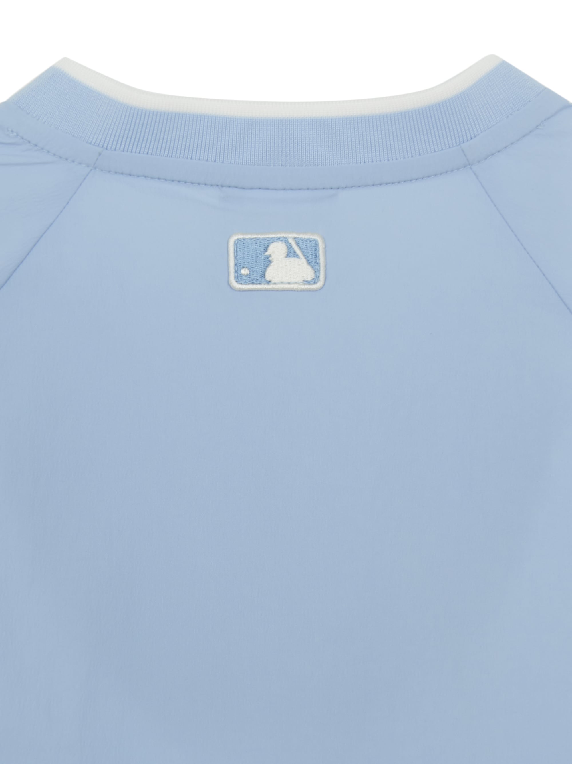Sportive Varsity Woven Mesh Blocking T-shirt