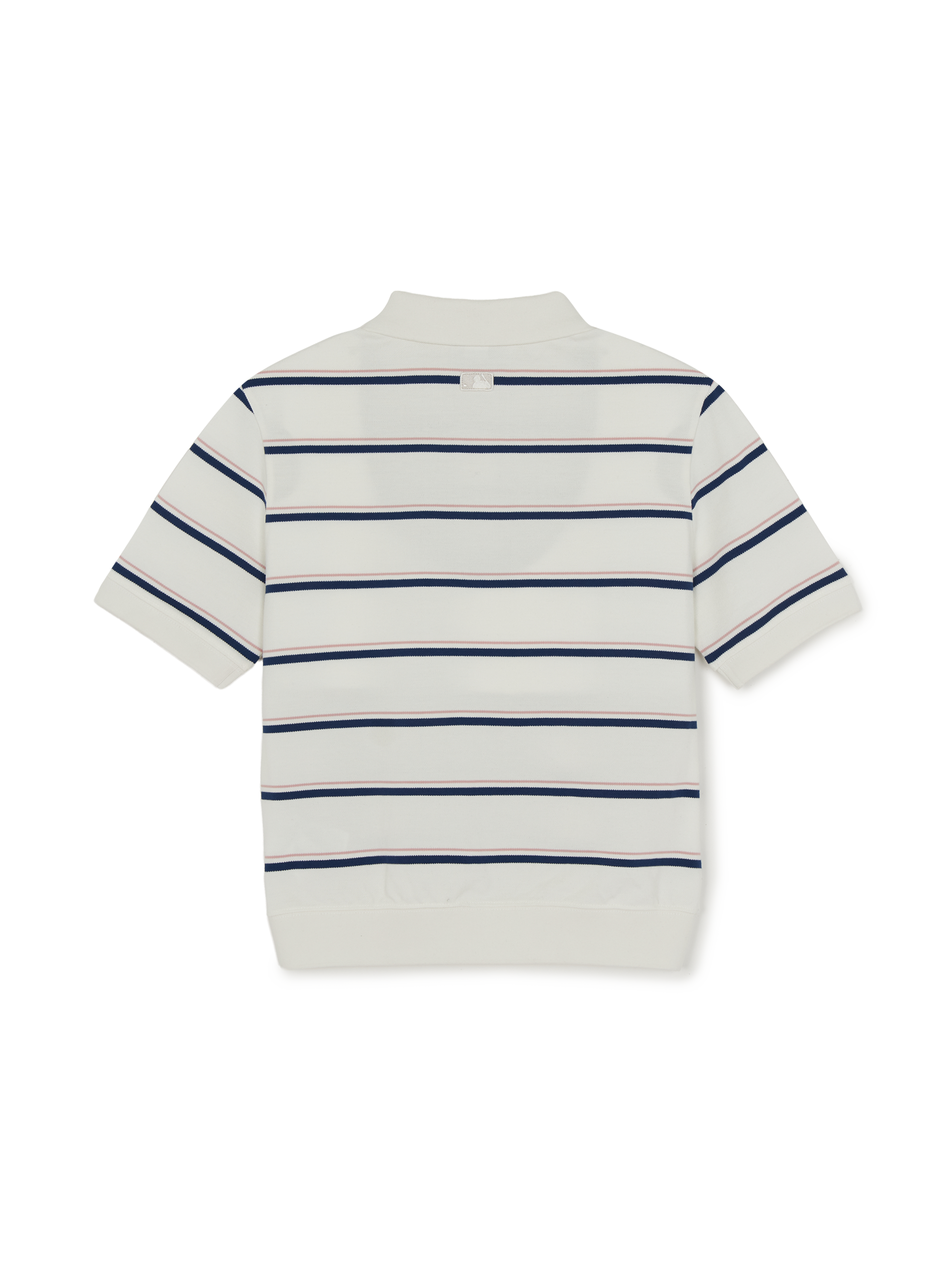 Women's Varsity Stripe Crop Polo T-Shirts