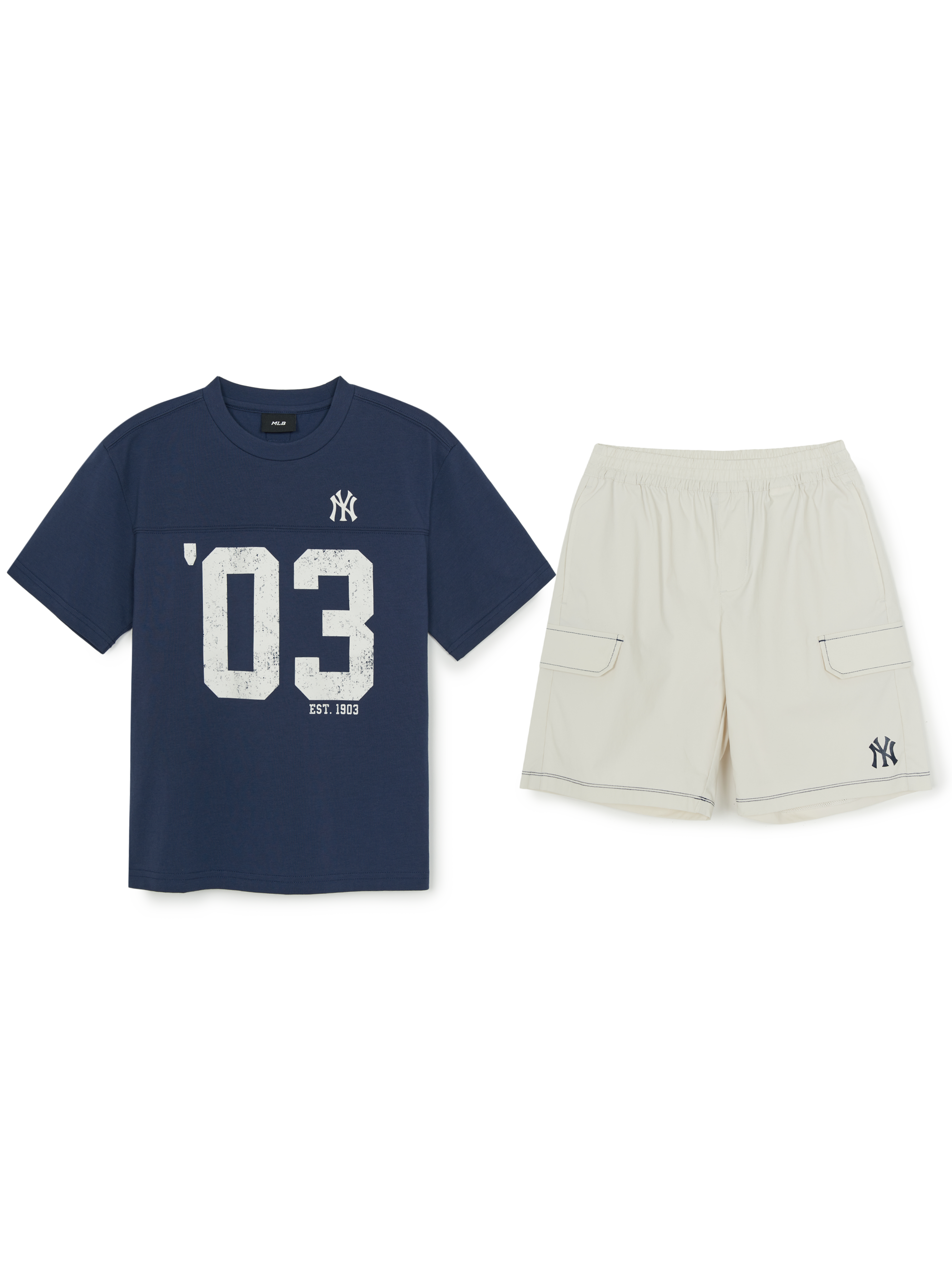 SPORTIVE VARSITY NUMBER ARTWORK T-shirt SET