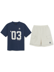 SPORTIVE VARSITY NUMBER ARTWORK T-shirt SET