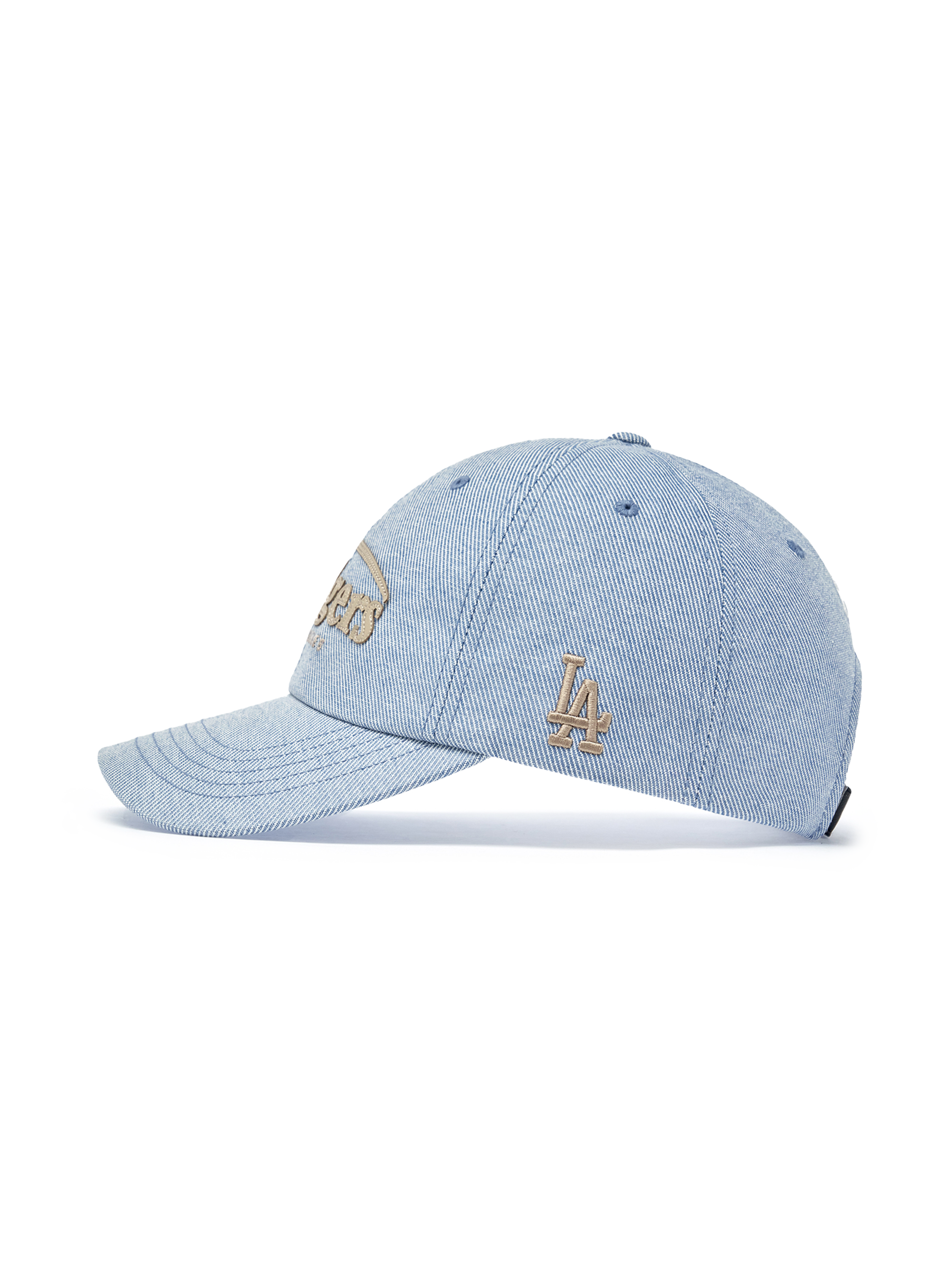 Vintage Denim Curve Logo Unstructured Ballcap