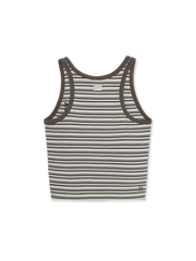 Women's Stripe Sleeveless T-shirt
