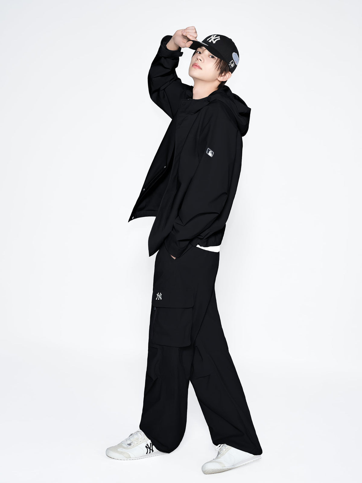 GORPCORE Cotton Touch Parachute Cargo Wide Pants