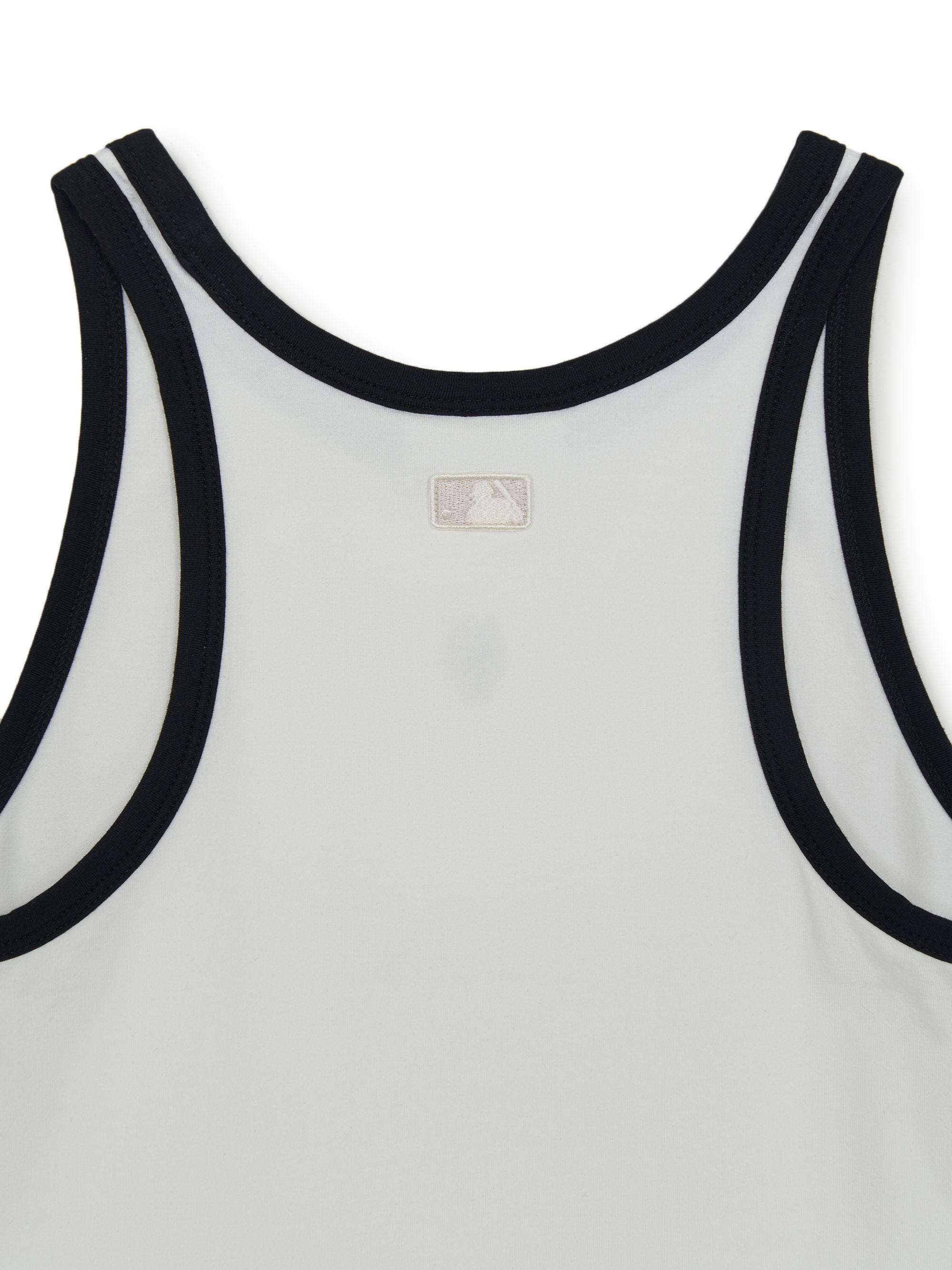 Women's Basic Ringer Crop Sleeveless T-shirt