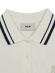 Women's Classic Monogram Tone-on-Tone Jacquard Collar Ops