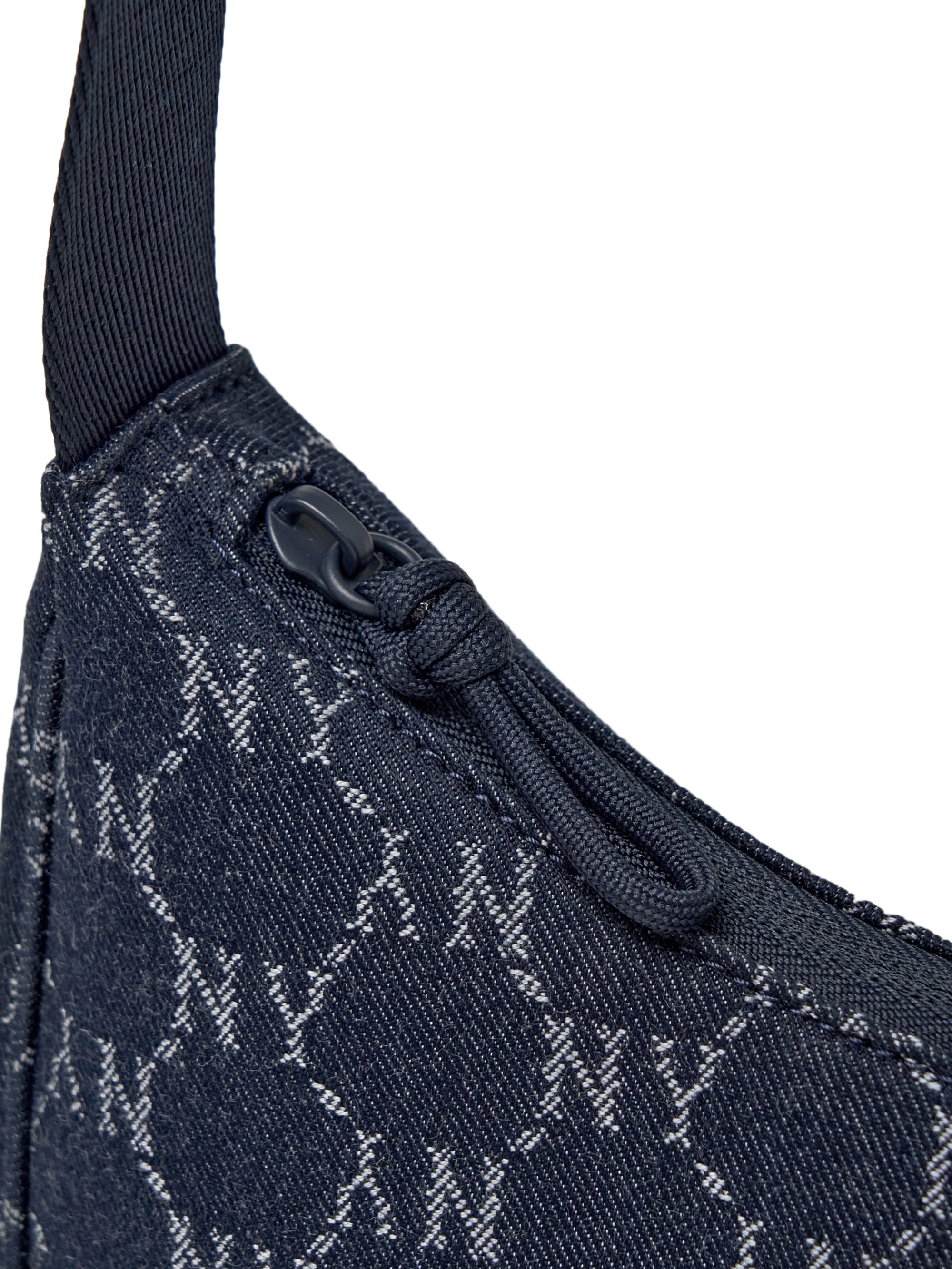 Dia Monogram Denim Jqd Hobo Bag